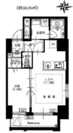 Casa Azabu Le Grand(SOHO) 602 間取り図