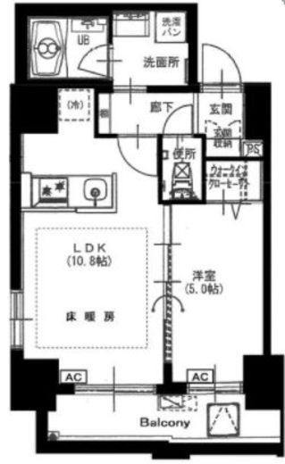 Casa Azabu Le Grand(SOHO) 501 間取り図