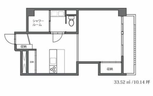 ピロティ南青山 403 間取り図