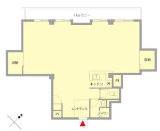 フラット青山 308 間取り図