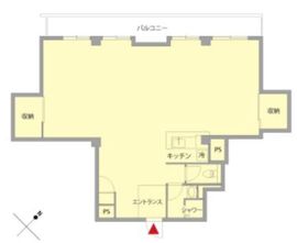 フラット青山 308 間取り図