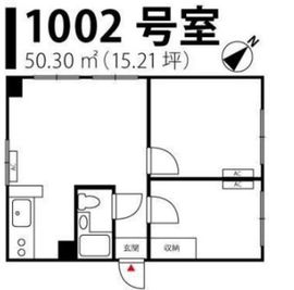 シドニービル 1002 間取り図