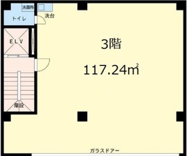 金原ビル 3階 間取り図