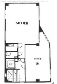 小林ビル 501 間取り図