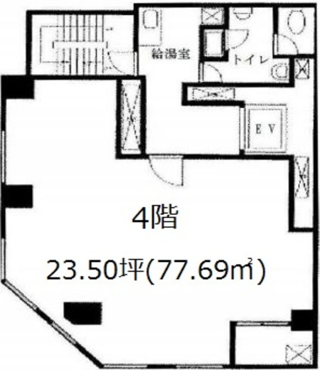 日本橋三友ビル 4階 間取り図