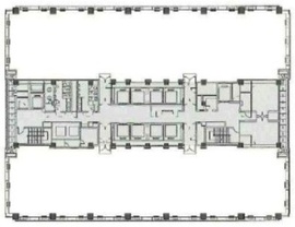 紀尾井町ビル 604A 間取り図