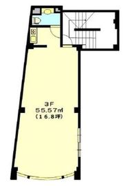 加藤ビル(神泉) 3階 間取り図