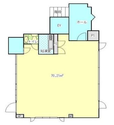 第二シバビル 6階 間取り図