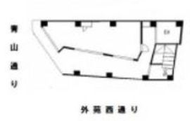 青山安田ビル 1階 間取り図