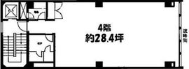 日銀前田所ビル 4階 間取り図