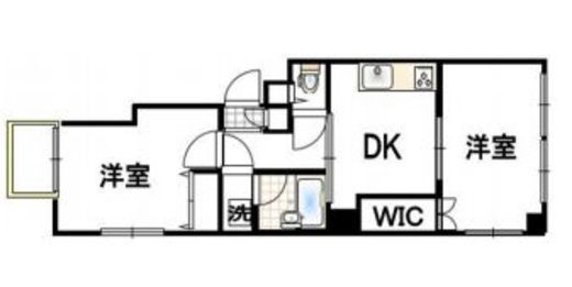 アルカディア東麻布 101 間取り図