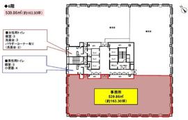 MFPR六本木麻布台ビル 6階 間取り図