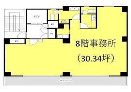 泰明ビル 8階 間取り図