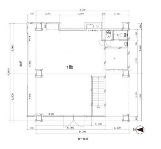 芝パークビル(大門) 1階 間取り図