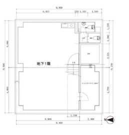 芝パークビル(大門) B1階 間取り図