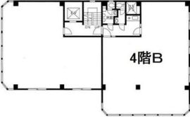 ストークビルヂング本石 4階B 間取り図