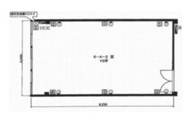 第一白川ビル 6階A2 間取り図