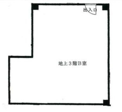HK新橋 3階 間取り図