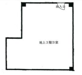 HK新橋 3階 間取り図
