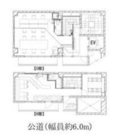 プロンテ九段ビル 5-6階 間取り図