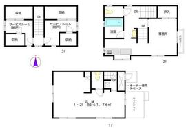 元代々木町戸建 1棟 間取り図