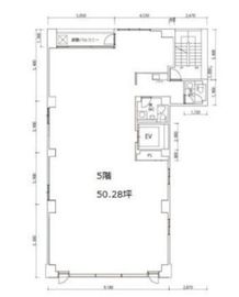 西新橋エクセルビル 5階 間取り図