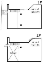 THE TOWERS DAIBA 1-2階 間取り図