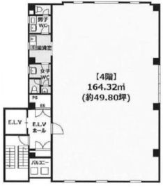 東日本橋NFビル 4階 間取り図