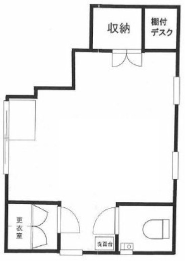 恵比寿南3丁目1階店舗事務所 1階 間取り図