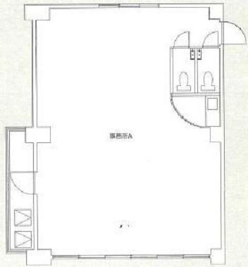 ビラ・アペックス市ヶ谷(旧:番町ビル) 4階A 間取り図