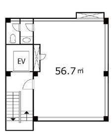 荻津ビル 2階 間取り図