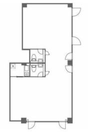 エルオフィス神宮前 B1階 間取り図