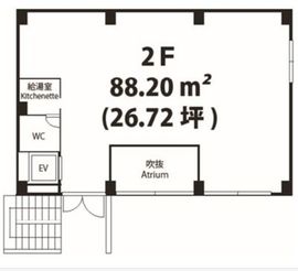 IQビルディング 2階 間取り図