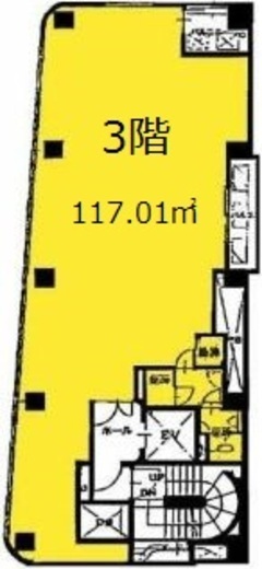 ミズホビル 3階 間取り図