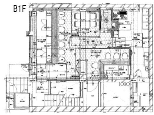 パレロワイヤル西麻布 B1階 間取り図