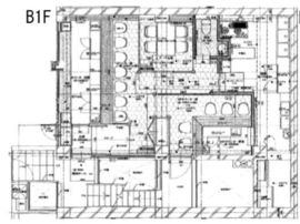 パレロワイヤル西麻布 B1階 間取り図