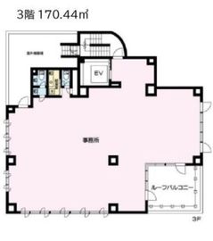 センチュリオン六本木タワーⅡ 3階 間取り図