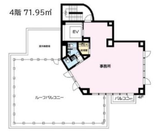 センチュリオン六本木タワーⅡ 4階 間取り図