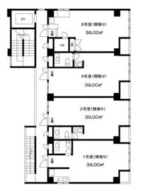 第2横芝ビル 701 間取り図