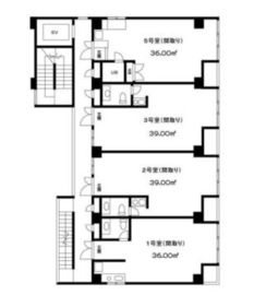 第2横芝ビル 503 間取り図