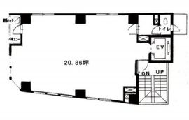 虎ノ門水野ビル 5階 間取り図
