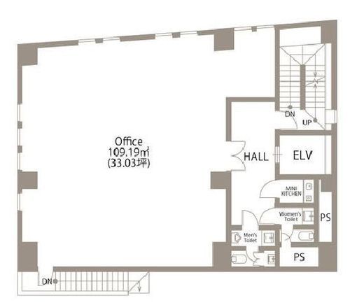 MOMON六本木 6階 間取り図