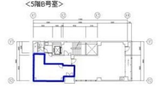 マスダビル 5階B 間取り図