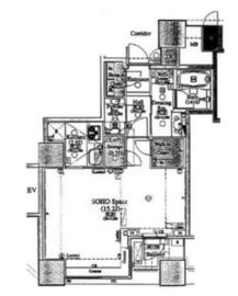 ザ・タワーズ台場 413 間取り図