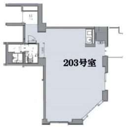 高輪マンション 203 間取り図