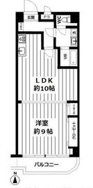 ヒルズ高輪(SOHO) B棟101 間取り図