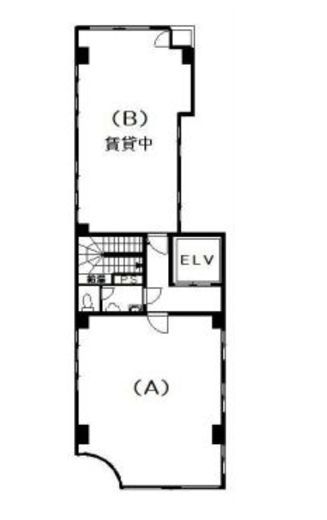 つるや加藤ビル 3階A 間取り図