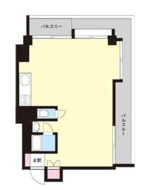 麹町パレス 808 間取り図