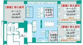 WAW赤坂 個室2 間取り図