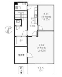 BM原宿 B1階 間取り図